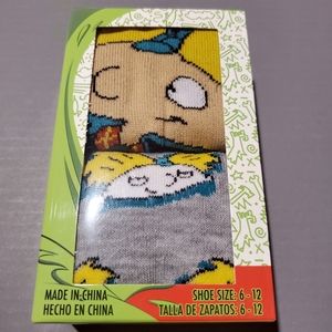 Nickelodeon Hey Arnold Crew Socks 2 Pairs